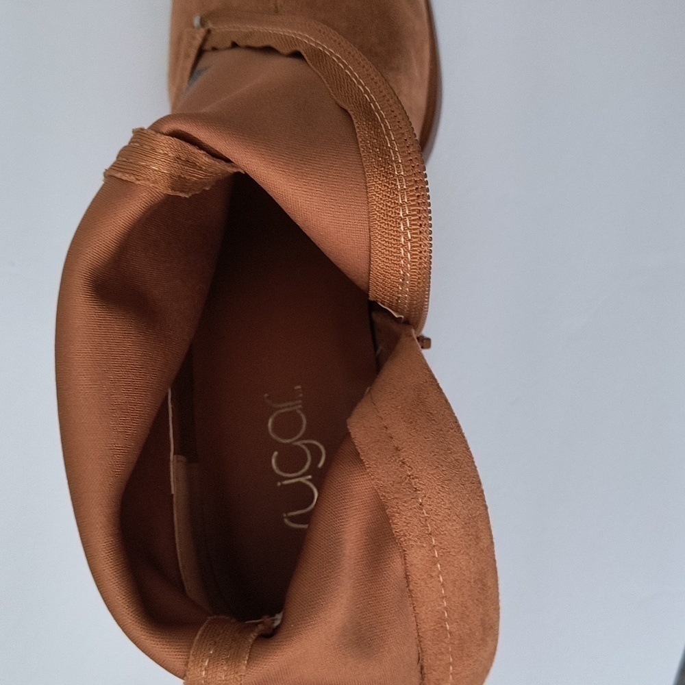 Sugar Nero Platform Bootie Tan Size 10M - Picture 7 of 11
